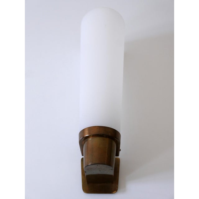 Gold Large Mid-Century Modern Brass & Acrylic Wall Light or Sconce, Germany, 1950s For Sale - Image 8 of 15