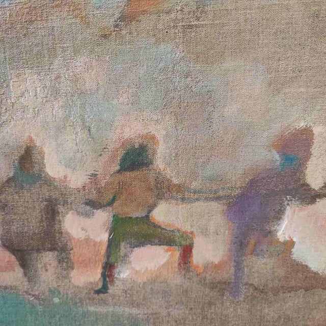 Mino Maccari, Il Girotondo, 1946, Oil Painting on Canvas, Framed, 1980s, Oil on Canvas For Sale - Image 8 of 18