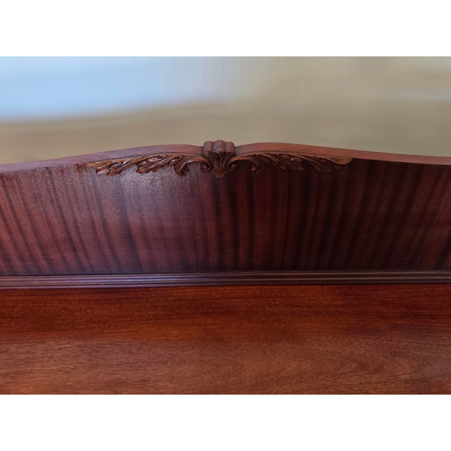 1900 - 1909 Antique 1900s Chippendale Carved Paw Foot Sideboard Colonial Island Mahogany For Sale - Image 5 of 13
