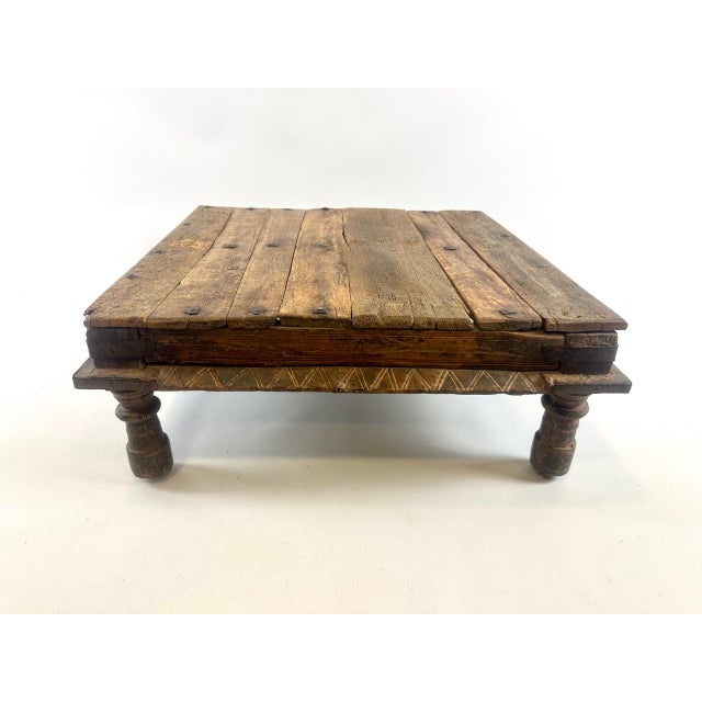 Indian Hand-Crafted Coffee Table For Sale - Image 14 of 14