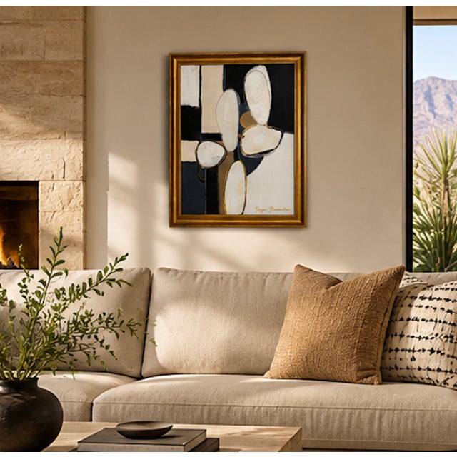 Paint Title: Tonal Balance Modern Painting Framed, by Bryan Boomershine For Sale - Image 7 of 8