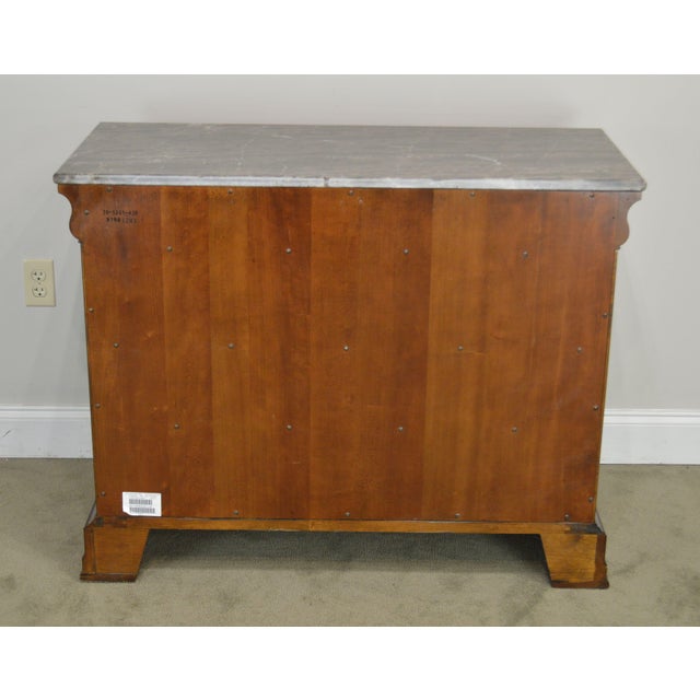 Ethan Allen Townhouse Collection Louis Philippe Style Burlwood Marble