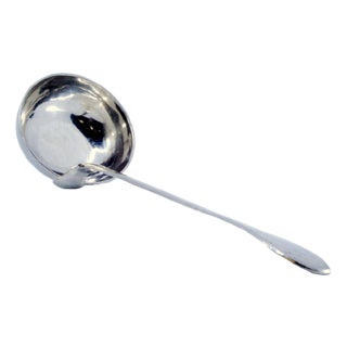 Silver Soup Ladle with Handle For Sale