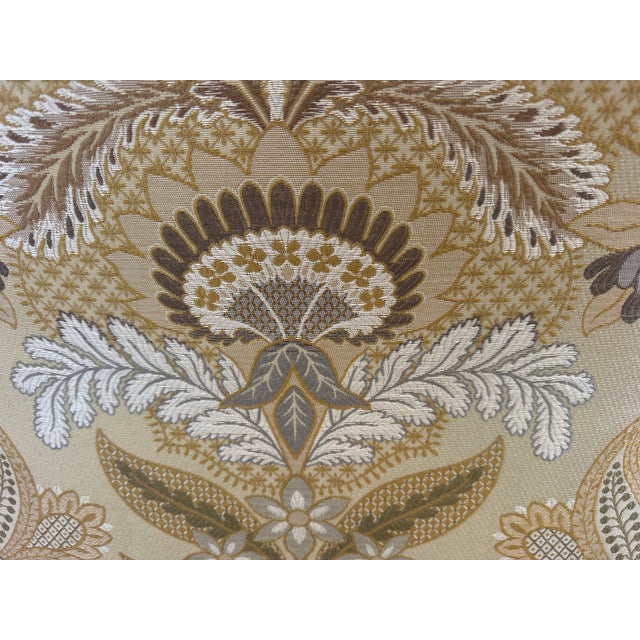 Lexington Upholstered Stools/Ottomans With Nailheads -a Pair For Sale - Image 12 of 13