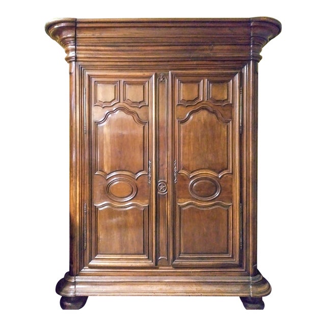 18th Century Louis XIV Walnut Armoire For Sale