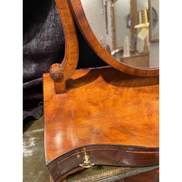 George III Mahogany Dressing Mirror For Sale - Image 10 of 12