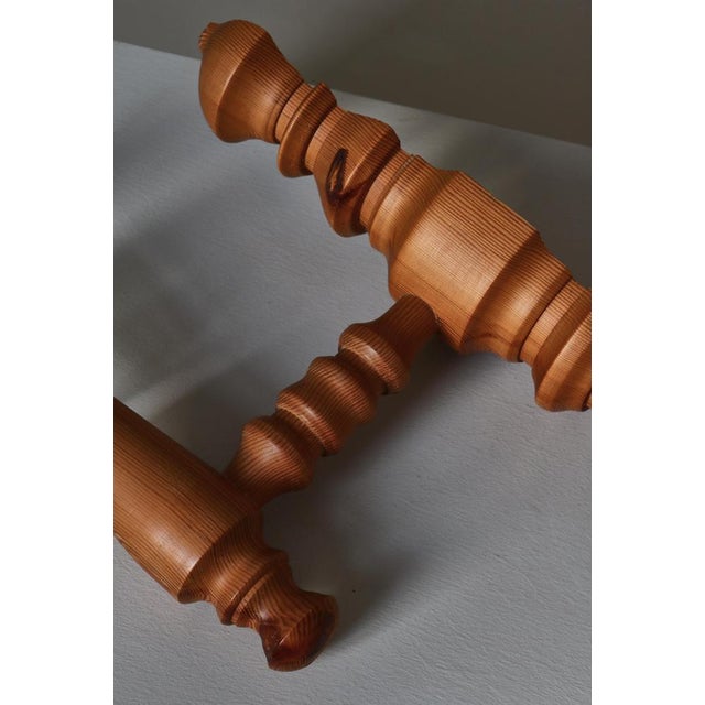 Large Scandinavian Modern Wall Sconces in Pinewood, Denmark, 1970s, Set of 2 For Sale - Image 10 of 15