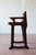 1960s Sergio Rodrigues Style Brazilian Barstools in Patinated Leather - Set of 4 For Sale - Image 12 of 15