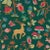 Sanderson Forest of Dean Wallpaper in Midnight/Multi - a Sample For Sale