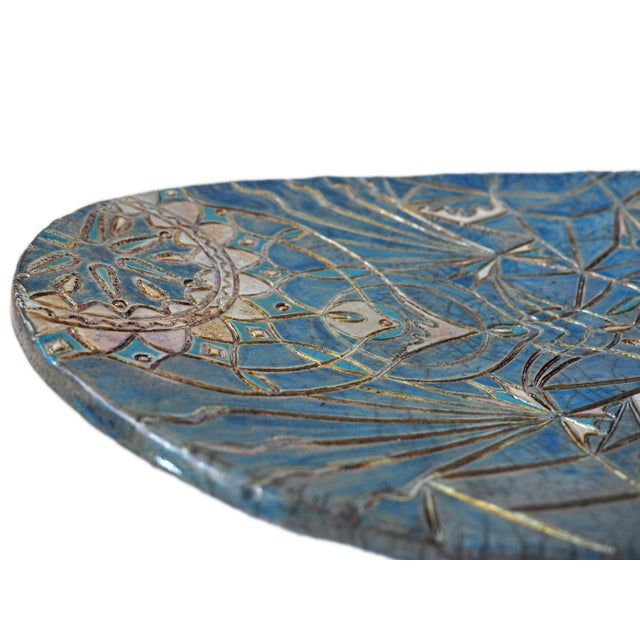 Modern Solar Geometries in Raku Ceramic from Stefania Zoppellaro, 2025 For Sale - Image 3 of 7