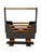 Vintage Art Deco Magazine Rack in Black Lacquered Beech, 1930s For Sale - Image 4 of 7