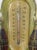 Metal 1940's Art Deco Vintage Coca Cola Embossed Tin Advertising Thermometer For Sale - Image 7 of 13