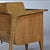 Restored John Van Koert Drexel Profile Leather Top Desk With File Drawer For Sale - Image 12 of 15