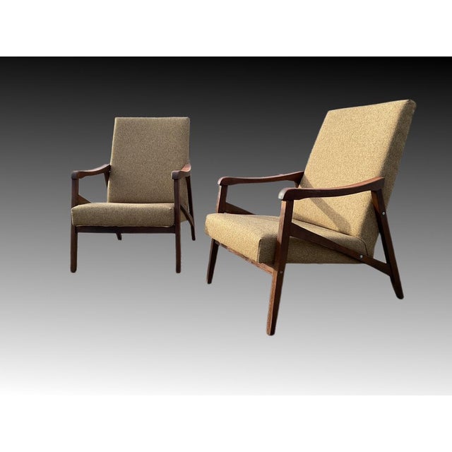 Set of Armchairs by Jiří Jiroutek for Interier Praha, 1960s For Sale - Image 17 of 17