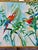 1980s Monumental Vintage Tropical Macaw Oil Painting Attributed to the Lee Reynolds Vanguard Studios For Sale - Image 5 of 12