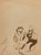 Watercolor drawing on paper realized by Mino Maccari in 1960s. Very good condition, not signed. This piece is attributed...