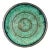 1920’s Art Deco Carl Sorensen Large Verdigris Green Bronze Charger, Signed For Sale
