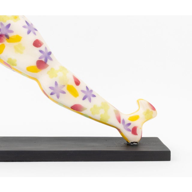 Early 21st Century Francoise Abraham Woman Walking Resin Sculpture For Sale - Image 5 of 11