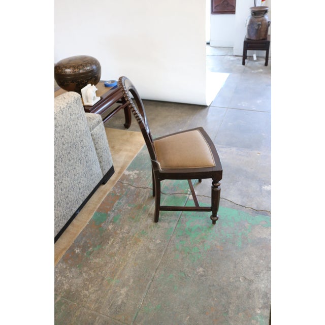 Indian Late 19th Century Rose Wood Dining Chair For Sale - Image 3 of 7
