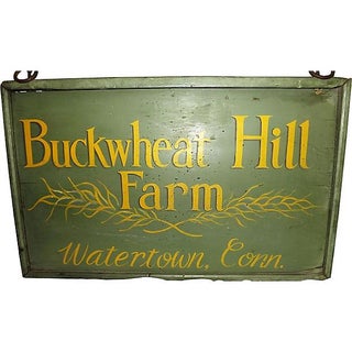 Antique Painted Connecticut Trade Sign For Sale
