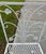 Mid 20th Century Grape Leaf & Vine Wrought Iron Outdoor Patio Table W/Glass Top & 6 Mesh Seat Chairs For Sale - Image 11 of 12