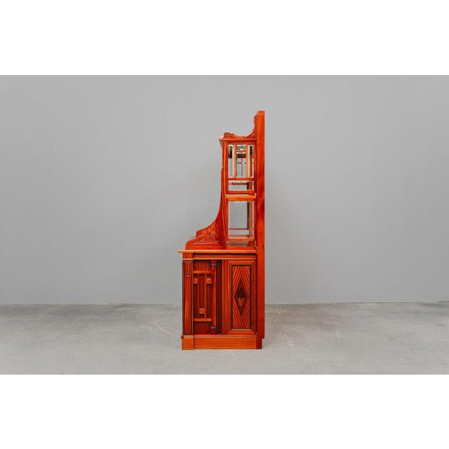 Art Nouveau Bookcase in Mahogany, Early 20th Century For Sale - Image 5 of 18