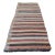 1970s Turkish Antique Striped Hand Knotted Kilim Rug For Sale