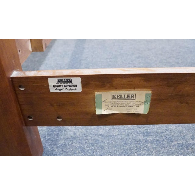 Keller Furniture Solid Cherry Early American Colonial Revival King Size Bed 2633 For Sale - Image 10 of 10