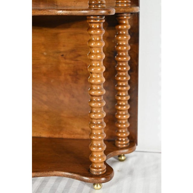Louis Philippe Walnut Shelf, 19th Century For Sale - Image 14 of 18