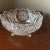This is a beautiful and perfect footed crystal candy bowl or small serving bowl. It features cut flowers. It is in perfect...