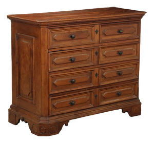 Baroque Chest of Drawers in Walnut