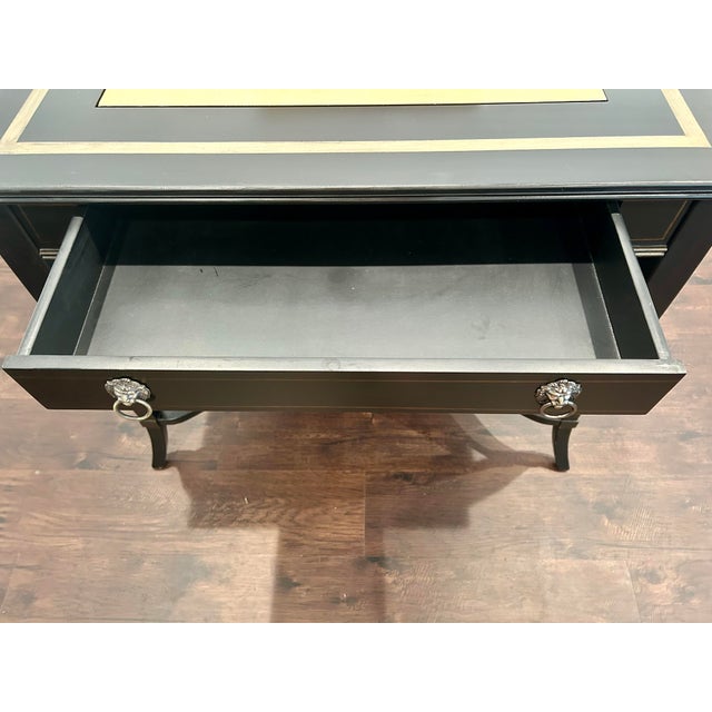 Black VTG Multi-Game Table, in Black and Gold For Sale - Image 8 of 12