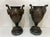 Patinated Spelter Vases, 19th Century, Set of 2 For Sale - Image 8 of 12