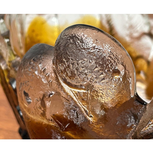 Mid-Century Modern Glass Bowl with Dove by Pertti Santalahti for Humppila, 1960s For Sale - Image 5 of 18