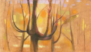 'Trees' by Edna Andrade, 1954, Philadelphia Museum, Yale, Albright-Knox, Op-Ed Woman Artist, Pennsylvania Academy of Fine Art