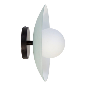 Dish Wall Sconce, 5in Glass Globe, Modern Led Wall Sconce, by Research.Lighting