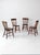 Brown Antique Plank Seat Farmhouse Windsor Dining Chairs Set of 4 For Sale - Image 8 of 17