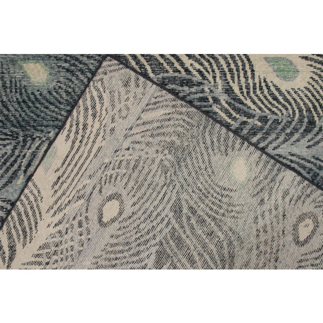 Not Yet Made - Made To Order Rug & Kilim’s Oversized Plume Rug in Blue, 12x14 For Sale - Image 5 of 6