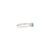 Modern Petite Emerald Ring With Diamond Accents in 925 Sterling Silver - Size 7.5 For Sale - Image 3 of 10