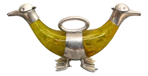 Silver Plated Duck Decanter