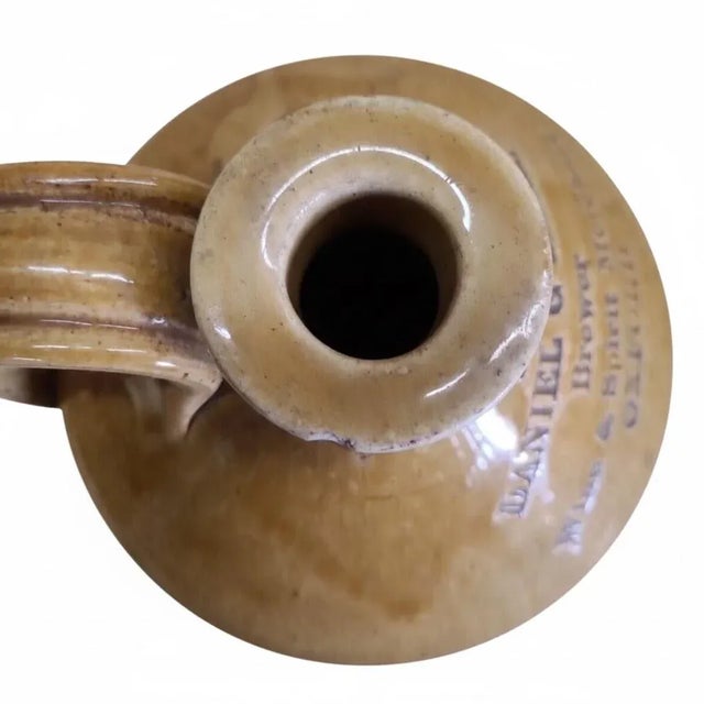 Antique English Salt-Glazed Spirits Jug — Daniel G. Hall, Oxford (Price Bristol) For Sale - Image 6 of 8