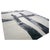 Indo-Napalese Modern Faye Wool & Silk 9x12 Light Grey & Black Handmade Area Rug #1144023 For Sale - Image 4 of 8