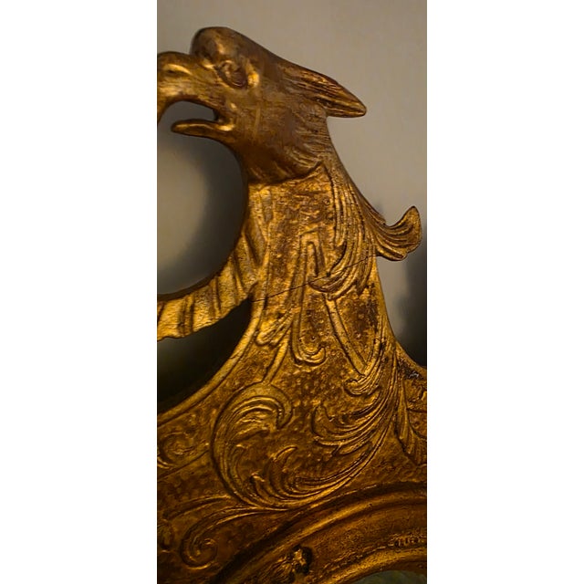 Queen Anne Queen Anne Style Mirror, Mirror Fair Nyc 1990's Style #6657 For Sale - Image 4 of 6
