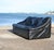 Black Leather Sofa by De Pas, D'Urbino and Lomazzi for Cinna, France, 1980s For Sale - Image 12 of 18