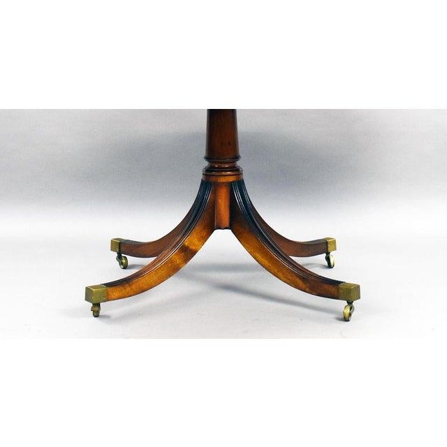 1920s Vintage Regency Style Mahogany Dining Table, 1920 For Sale - Image 5 of 8