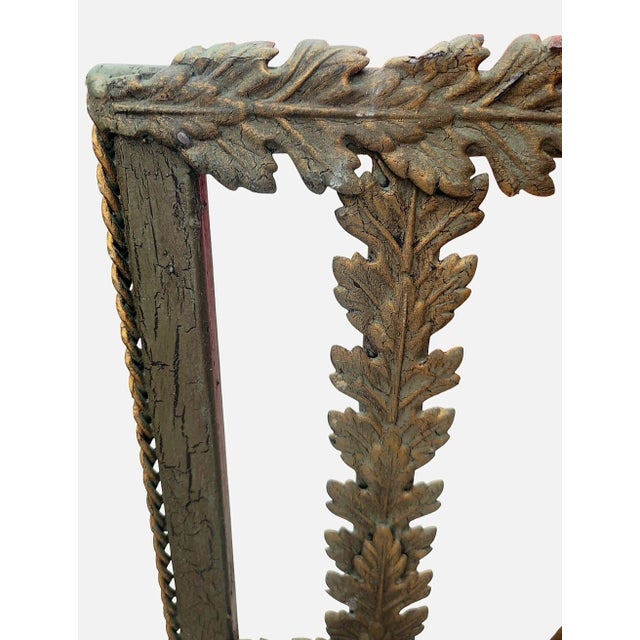 Neoclassical ​Vintage John-Richard Neoclassical Medallion Wall Panel – Laurel Leaf Iron Frame For Sale - Image 3 of 10