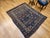Antique Caucasian Shahsavan Tribal Rug, Hand-Knotted Wool, Geometric Pattern, Navy & Green, 5x6 For Sale - Image 16 of 16