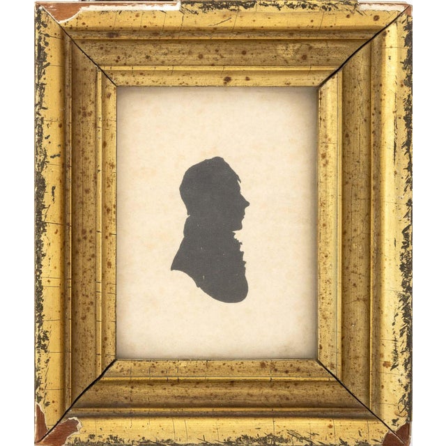 Paper Puffy Sleeve Artist, Etc. Silhouettes, 19th Century, 2 For Sale - Image 7 of 10