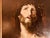 Antique Oil Portrait of Jesus Christ With Crown of Thorns Shoulder Draped With Scarlet Robe Painted in 1922 D Ferreiro For Sale - Image 9 of 11