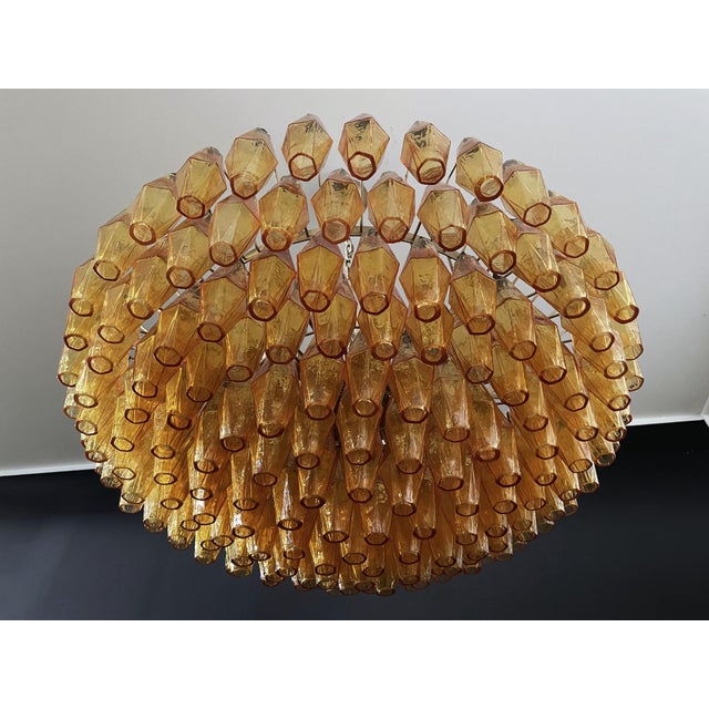 Mid-Century Modern Murano Glass Candelier, 1990 For Sale - Image 3 of 18